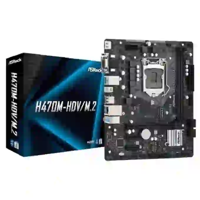 ASRock H470M-HDV M2 Motherboard 10 Gen Micro ATX